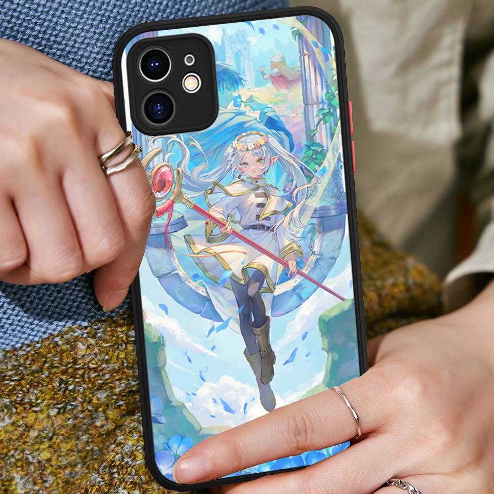 Аниме Фрирен Милый Чехол Для Телефона Для IPhone 16e 16 15 14 13 12 11 Pro Max X XS Max Plus Матовый Прозрачный