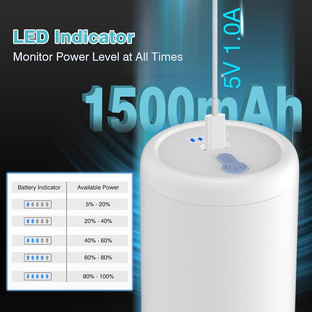 Беспроводной электрический насос с зарядкой через USB Type-C для вакуумных пакетов для хранения, 1500 мАч вакуумный насос для пакетов для хранения, портативная вакуумная дорожная сумка