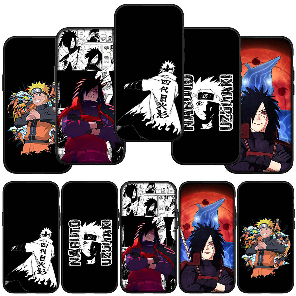 Phone Case for iPhone 17 15 16 Plus X Redmi Note 14 12 11 13 Pro Max Huawei P30 P20 Lite OPPO A60 A40 A80 A18 A16 A54 Madara Uchiha Anime Naruto Cover