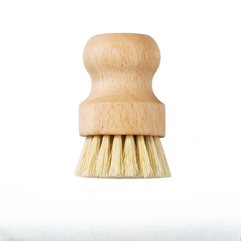 1pcs Kitchen Cleaning Brush Wooden Dish Brush with Natural Sisal and Coconut Durable Portable Eco Friendly Zero Waste