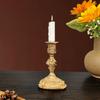 European Retro Candle Holder Baroque Art Candlestick Vintage Home Decoration Wedding Desktop Candlelit Dinner Ornament Photoprop
