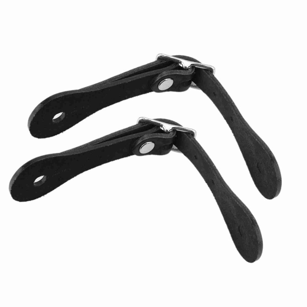 1 pair Genuine Leather Equestrian Spur Strap Western Spur Strap Outdoor Sports