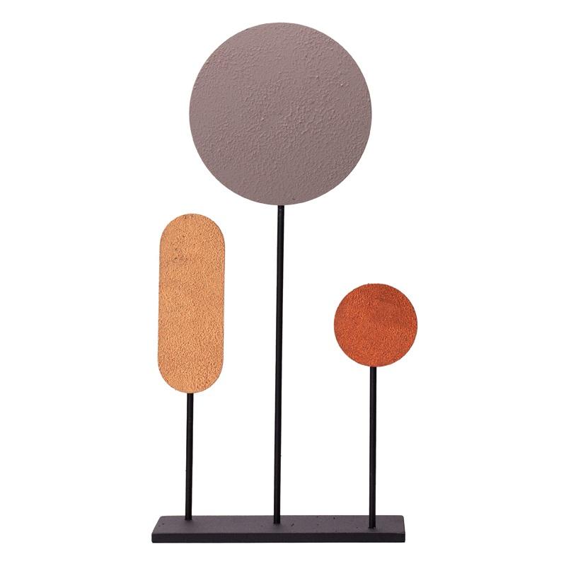 MUYIKA Набор металлических настольных декоративных предметов и фигурок из 3 шт. по 3 шт.