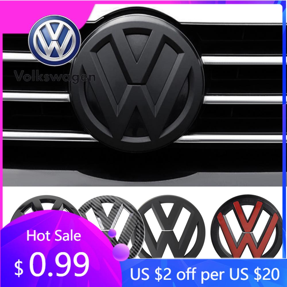Для VW Volkswagen Jetta MK5 Golf 1/2 шт. Автомобильный Оригинальный Значок Передней Решетки Крышка Наклейка на Крышку Багажника для Volkswagen VW Golf 4 5 6 7 8