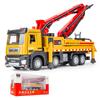 1/32 Scale Die-Cast Concrete Pump Truck, Simulation Machine Model, Exquisite Vivid Alloy Toy Truck for Kids Girls Boys Birth