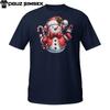 Festive Snowman Christmas Shirt – Cool Holiday Tee with Candy Cane Design