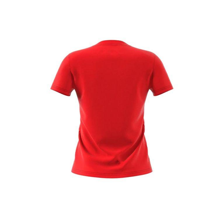 adidas Женская футболка с коротким рукавом в спортивном стиле, оранжевая DU0631