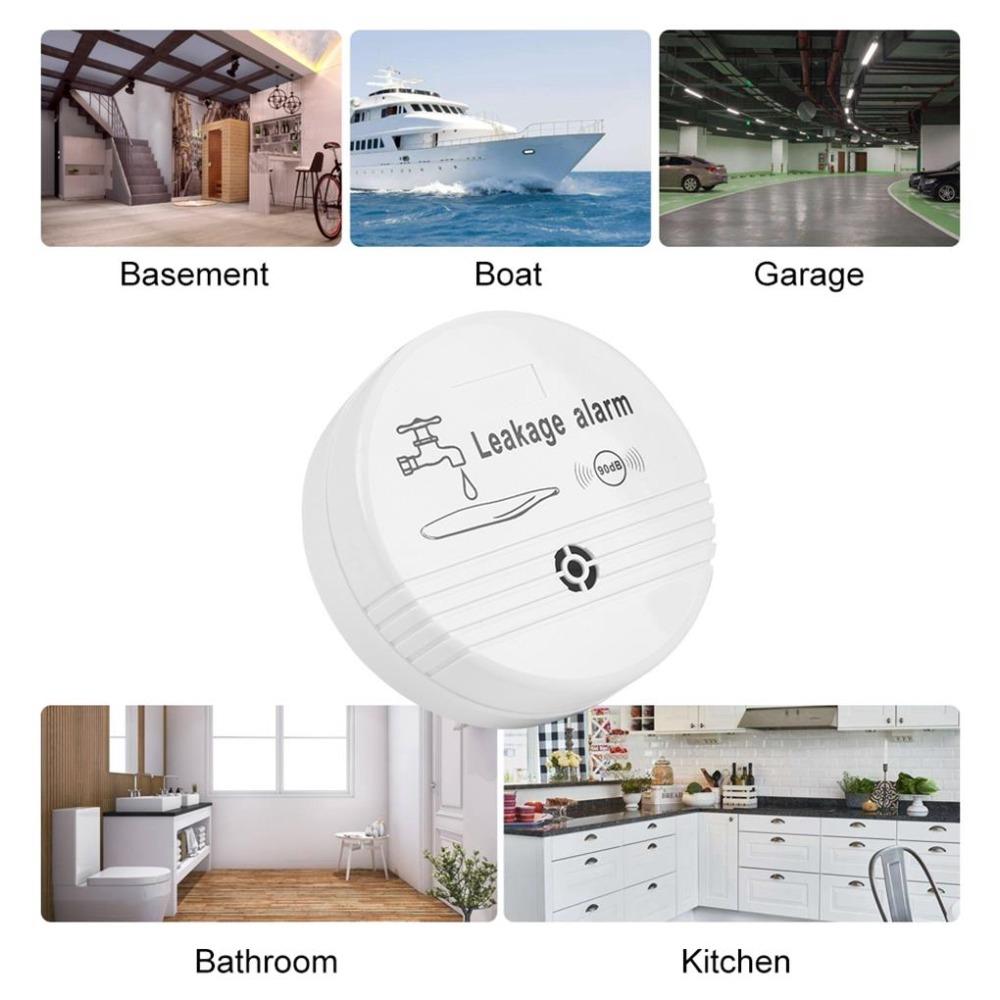 Автономный беспроводной датчик протечки воды с батарейным питанием Детектор уровня воды для домашней системы