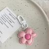 Colored Flower Keychain Heart Flower Bag Pendant Diy Accessories Candy Color Key Chains Decoration Jewelry