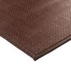 SKIN - Living Room or Bedroom Rug In Woven Leather for a Warm Atmosphere 55 X 85 Cm Chocolate Brown