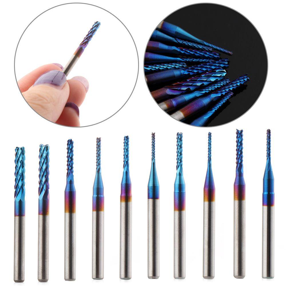 0.8-3.175mm Straight Shank PCB Machine Engraving Cutting Edge Cutter Milling Cutter End Mill Carbide