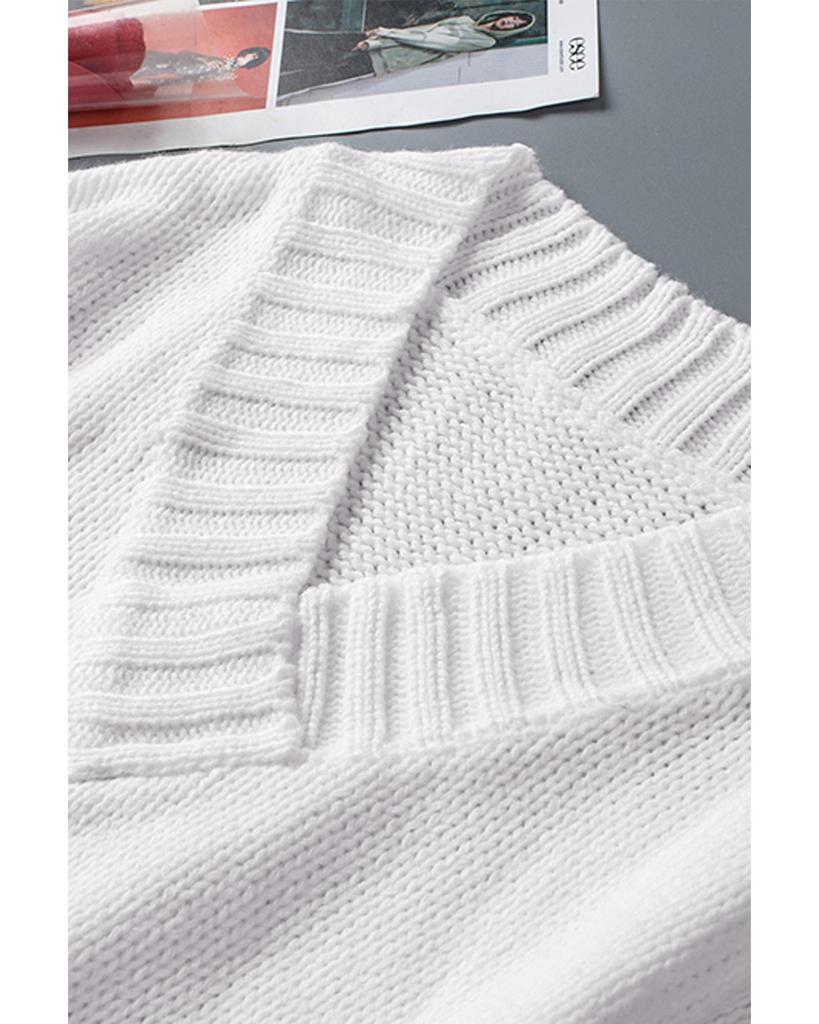 Azura Exchange Drop Shoulder Knitted Sweater