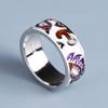 Exquisite Ring for Women High-quality Irregular Color Dripping Glue Creative Party Ring Handmade Enamel Jewelry Engagement Ring