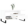  Coffee Table, White 90x49x45 Cm, Wood-based Material