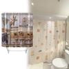 Waterproof Peva Bathroom Curtain Animal Design Long Giraffe Zebra For Living Space