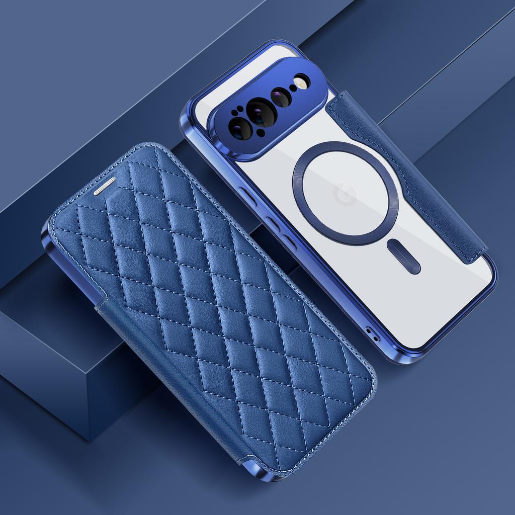 Флип-чехол из ПУ-кожи для Google Pixel 11 Pro XL Магнитный кошелек с держателем для карт Чехол для телефона с поддержкой беспроводной зарядки