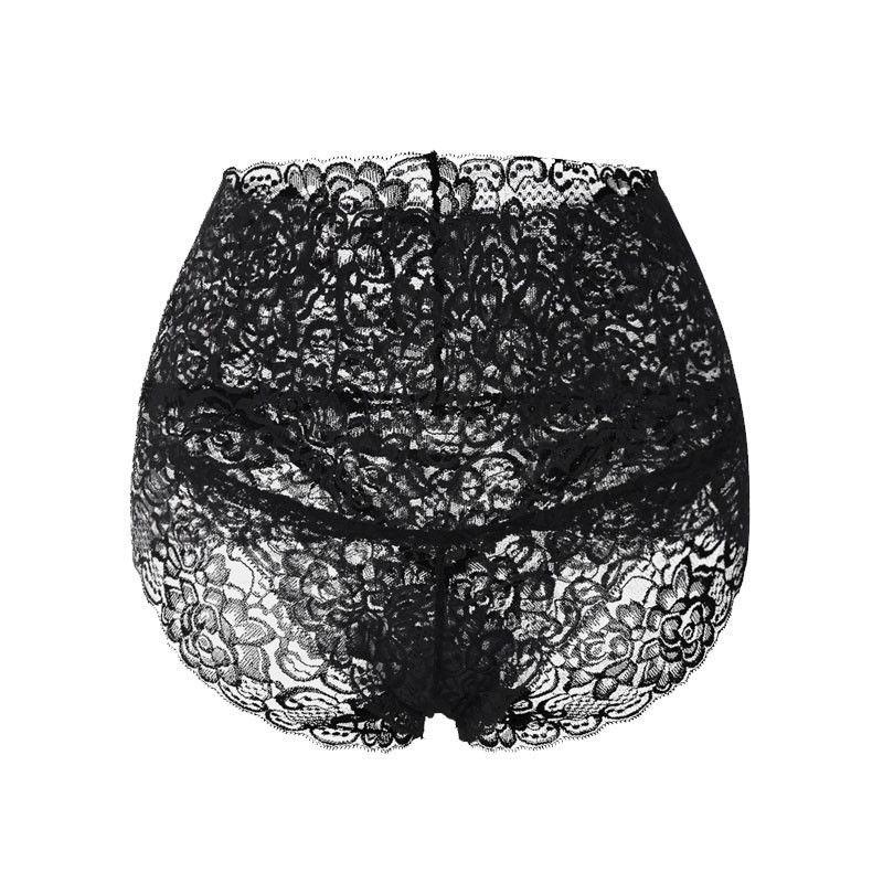 Women Sexy Lingerie Lace Panties Lace High Waist Brief Panties Thong High Waist Knicker Underwear