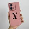 Для vivo Y36 Чехол для vivo Y36 Россия Чехол для телефона vivo y36 5G Чехол Vivo V2247 V2248 Милые Буквы Квадратный Ударопрочный Задняя Крышка Fundas
