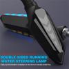 Double Side Flowing Turn Signal Motorcycle LED Turn Signal Flasher Light Built-in Relay Flashing Blinker Universal M10 Bolt IP65