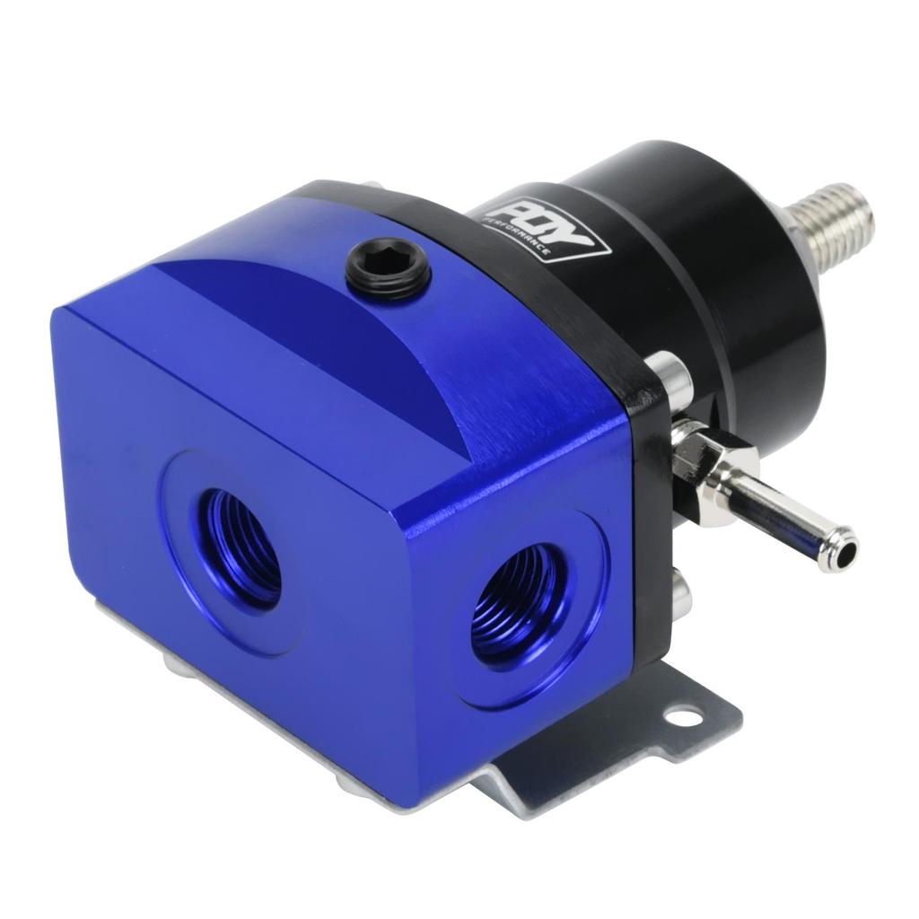 Adjustable Fuel Pressure Regulator Kit AN6 Feed & AN6 Return Line W/ 0-160PSI Gauge Set 3-20/ 20-45/ 45-70 Pressure Springs