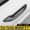 ABS Car Door Handle Catch Cover Protection Case Trim Stickers Accessories For Tesla Model 3 Y 2017 2018 2019 2020 2024 2024 2024