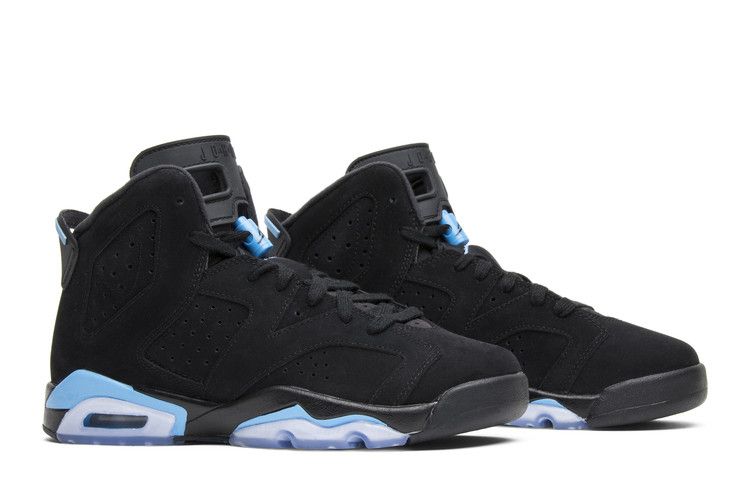 Kids' Sneakers Jordan 6 Retro UNC (GS) Black/University Blue