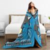 Pokemoned Lucario Type Fighting Steel Poster Blankets  Fuzzy Vintage Soft Throw Blankets for Home Decoration,