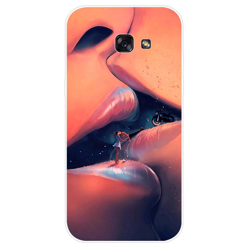 Для Samsung Galaxy A 5 A52017 SM-A520F чехол Мягкая силиконовая задняя крышка модный чехол для телефона с мультяшным рисунком