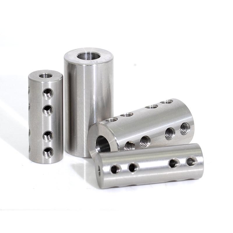 1pcs Long Rigid Coupling Bore 4/5/6/6.35/7/8/10mm 45# Steel Motor Shaft Connecting Connection Coupler for 3D Printers Motor