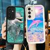 Чехол для телефона Samsung Galaxy A17 A16 A15 A14 A13 Океан Милый Дельфин A56 A36 A26 A55 A35 A25 A54 A34 A24 A53 A33 A23 A07 A06