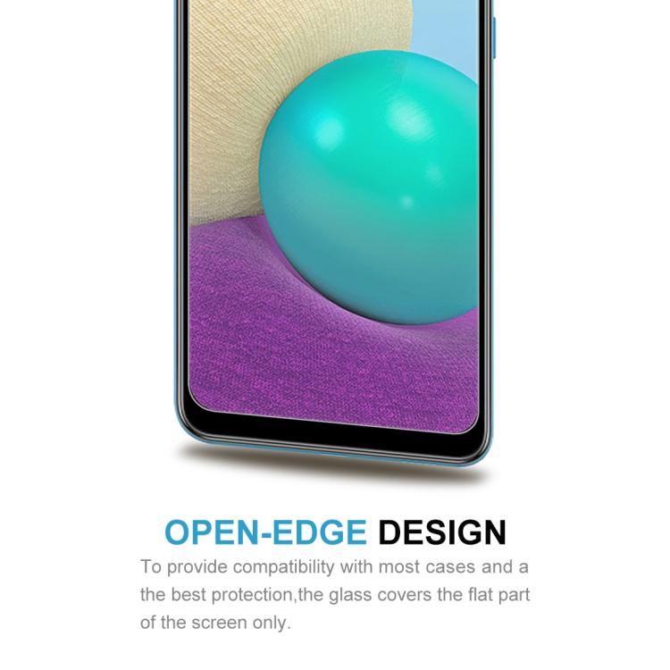 Для Samsung Galaxy A02 0,26 мм Твердость поверхности 9H 2,5D Взрывозащищенное закаленное стекло Пленка не на весь экран
