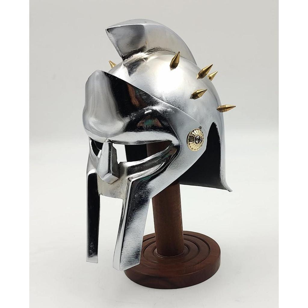 The Great Mini Gladiator Maximum Helmet with Display Stand Medieval Helmet