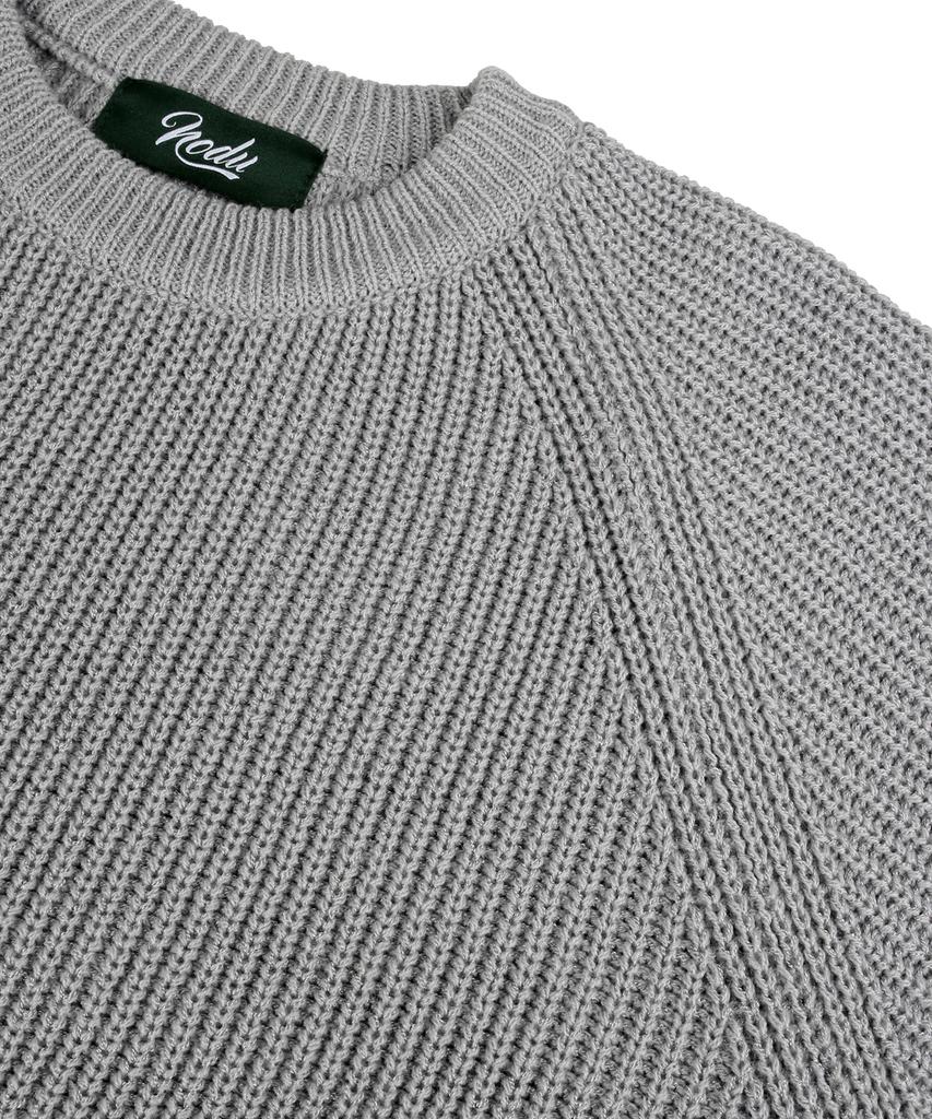 NODU Washable Daily Hazzi Raglan Knit [Gray]