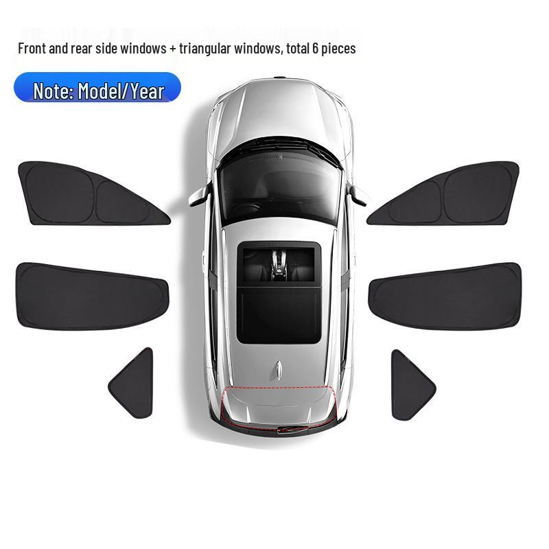 Теневой экран на окно автомобиля Besturn Yueyi 07 - Защита от солнца, Теплоизоляция, Блокировка света, Защита конфиденциальности