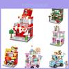 Lego City Вид улицы Мини Улица Строительные блоки Модель Набор Для детей Безопасная Прочная И Развивающая игрушка