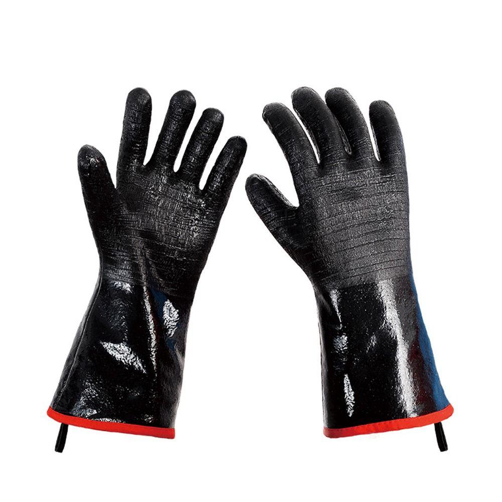 Waterproof Heat Resistant Gloves Oil Resistant Grill Gloves Easy To Clean Oven Mitts Cooking