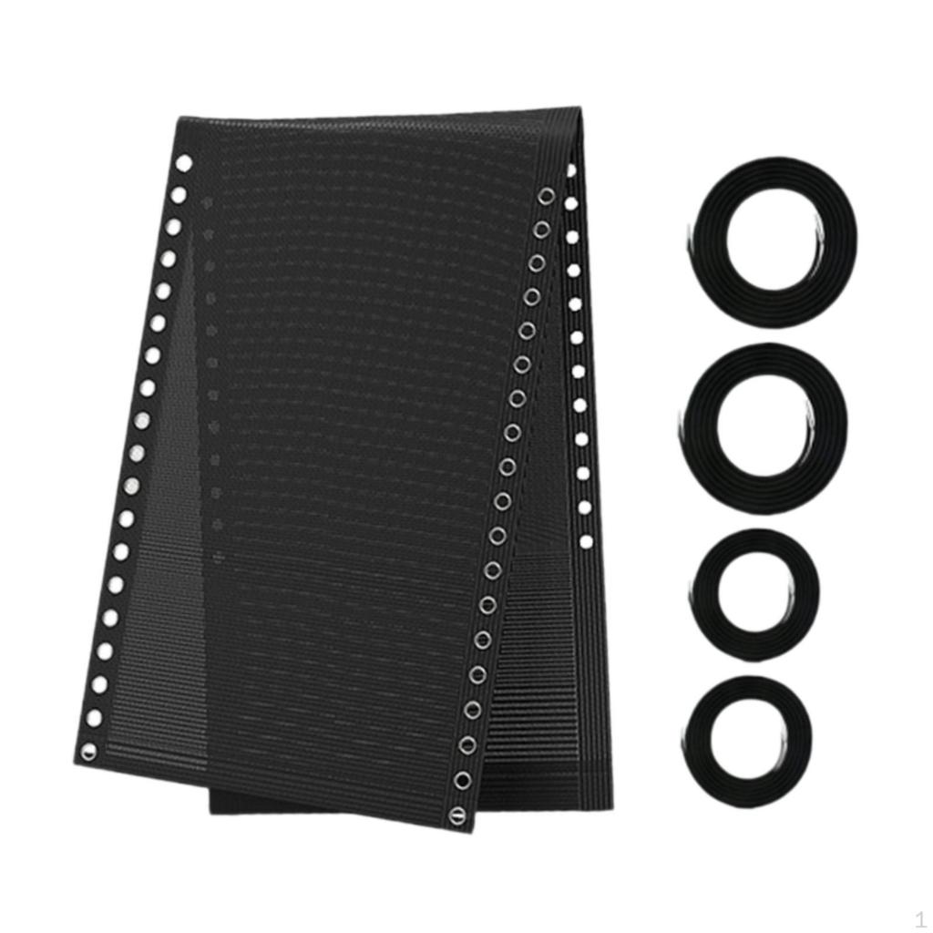 Запасные части для кресла-реклайнера, уличные складные сетчатые части с 4 эластичными шнурами для шезлонга