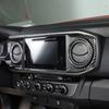 Carbon Fiber Central control navigation screen trims For Toyota Tacoma 15-20