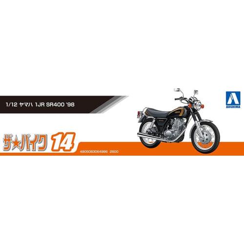 Aoshima Bunka Kyozai (AOSHIMA) 1/12 The Bike Series No. 14 Yamaha 1JR SR400 1998 Plastic Model