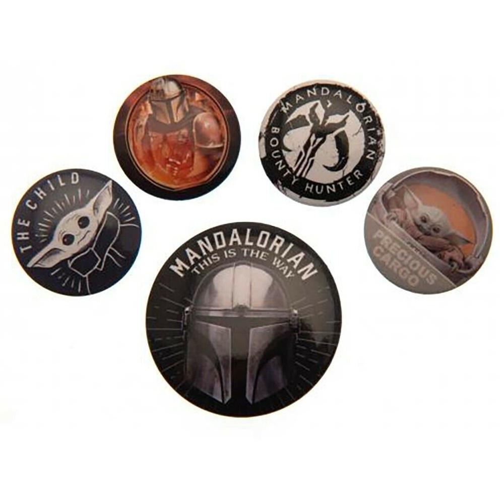 Star Wars: The Mandalorian This Is The Way Badge Set (Pack of 5)