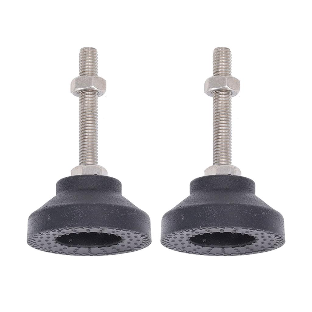 2PCS Furniture Glide Swivel Leveling Mounts Adjustable Table Chair Leg Leveling Pads D50xM8x50