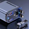 Супер Быстрое Зарядное Устройство Автомобильное с Кабелем и Портами USB-A Type-C и Проекцией Звездного Неба Применимо к Большинству Электронных Устройств