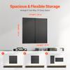 VEVOR Metal Pegboard Panels, 24" x 12" Pegboard, 2 Panels, Heavy Duty Steel Peg Board Wall Organizer