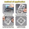 10pcs Drain Strainer Cover For Hair Stopper, Disposable Shower Drain Hair Catcher, Disposable Hair Catchers For Shower, Floor Si