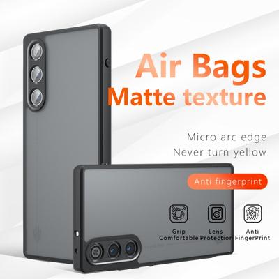 Чехол для ZTE Red Magic 10 Air Matte Clear Чехол для телефона ZTE Red Magic 10 Pro+ 9spro Plus 8pro Акриловый ПК + ТПУ Противоударный бампер