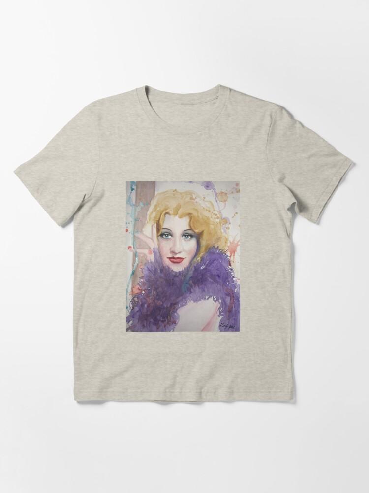 Marlene Dietrich Vintage Photograp Marlene Beautiful Dietrich Gifts Men Essential T-Shirt