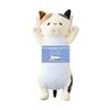 Livheart Premium Sleepy Animals Cool Pillow, Calico Cat Yuzu (approx. 56cm long), Cool to the Touch, 88603-10