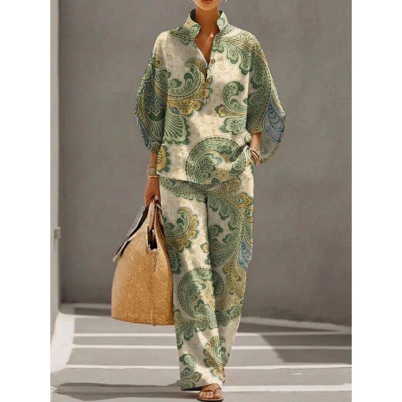 1116 women's shirt set, a fashion casual suit