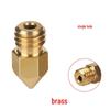 High-Flow MK8 Nozzle: 3D Printing Brass & Titanium Alloy, Hardened Steel, 1.75mm Print Head Accessory.