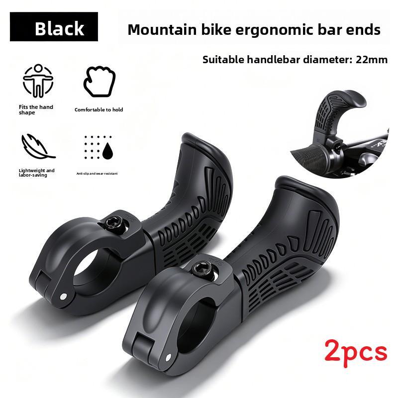 Mountain Bike Handlebar Grips Silicone Ergonomic For Trail And Commuting Rides